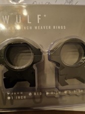 Wulf Optics 30mm Medium Weaver Scope Rings
