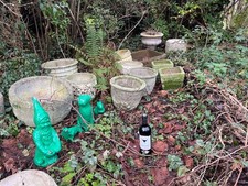 VINTAGE GARDEN STONE STATUES