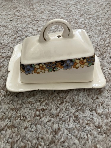 Vintage art deco hand - deco, painted