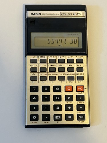 Vintage casio college 100 - vintage, fx-100