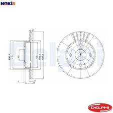 2x BRAKE DISC BG2802 FOR SAO