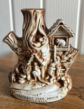 Vintage Swagman Pottery Australian  Fragrant Tree House Australia Figure 4.5”