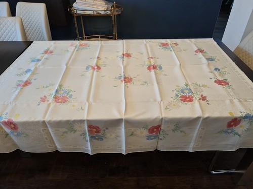 Vintage off white cotton - off, rayon