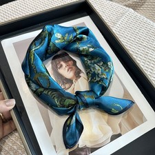 Ladies Soft Blue Oil Painting