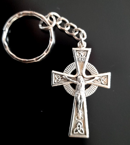 Jesus christ cross key ring - jesus,