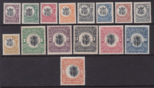 Tanganyika 1922-24 Set of 15 to £1, SG 74-88, m/m, Cat: £915