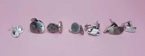 Pairs of silvertone - of,