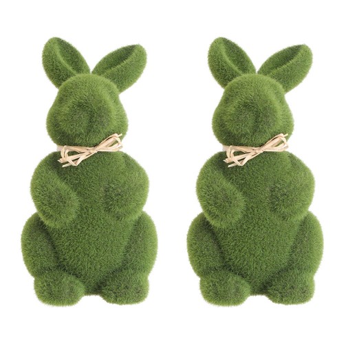 2pcs easter moss rabbit bunny - 2pcs,
