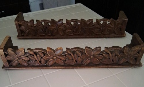 Pair vintage anglo - vintage, hand