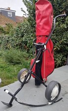 Wilson blue ridge golf clubs, half set with bag and trolley