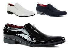 MENS FORMAL BLACK PATENT SHOES