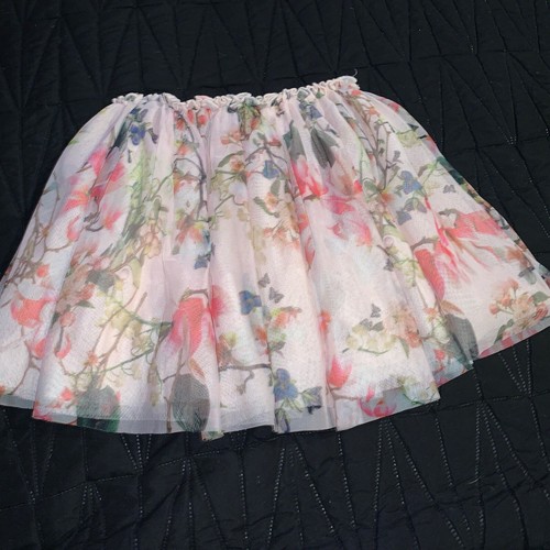 Next girls pink floral net - girls,