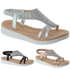 NEW LADIES WOMENS DIAMANTE