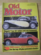 OLD MOTOR MAGAZINE JUN 1981