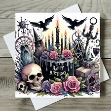 Gothic Birthday Card Goth Daughter Granddaughter Sister Niece Goddaughter