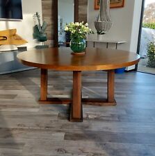 Christian Liaigre Dining Table Large Circular Oak Table