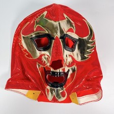 Dos Caras Mask Red Gold