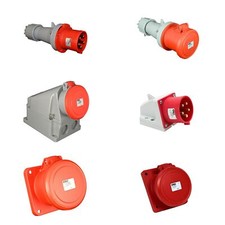 Garo 415V 63A 3P+N+E Red