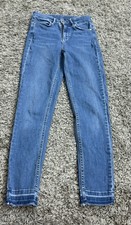 Oasis Lily Ankle Grazer Skinny Blue Jeans 8 L27