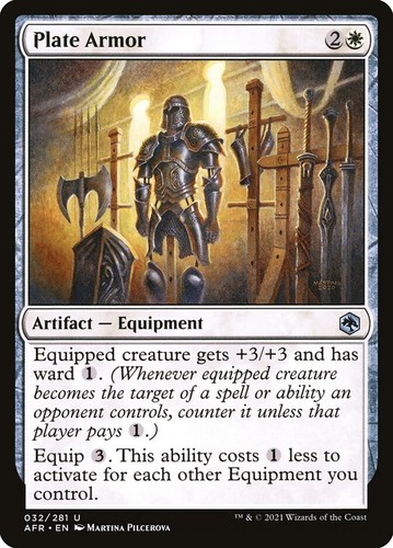 Plate armor afr mtg - armor, |