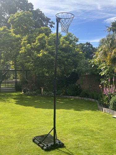 Netball post and hoop - and, sports