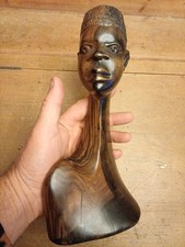 Hand Carved Solid Wood African