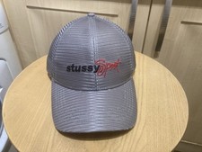 Grey/silver Stussy Unisex Baseball Cap Size L/XL