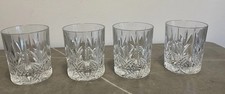 Vintage Set Of 4 Crystal