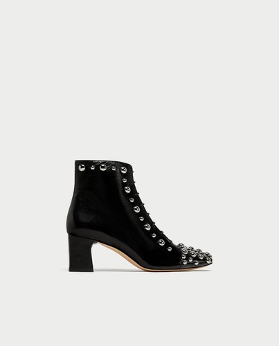 Zara women black leather - zara, women's