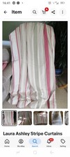Laura Ashley Stripe Curtains