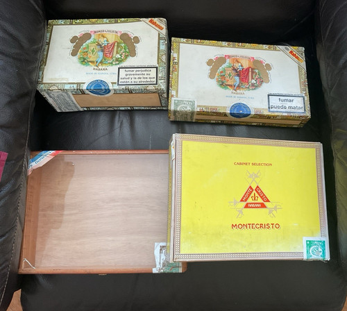 Vintage lot empty wooden - 3,
