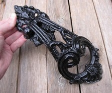 Antique Ornate Kenrick Cast Iron Door Knocker