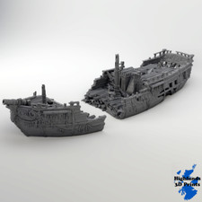 Ship Wreck Scatter Terrain