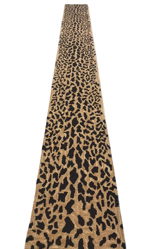 New hand tufted leopard print - new,