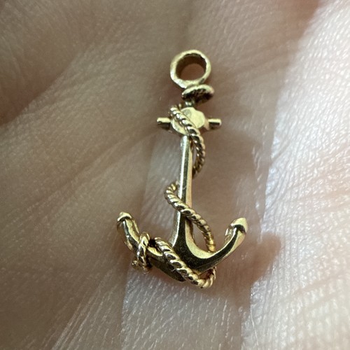 Vintage 9ct gold - gold, rope