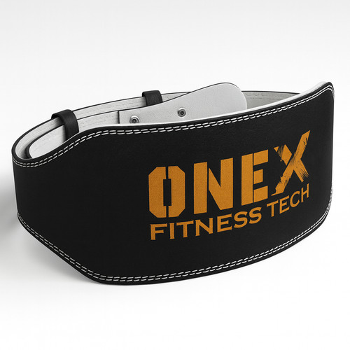 Leather weight lifting - leather, belt