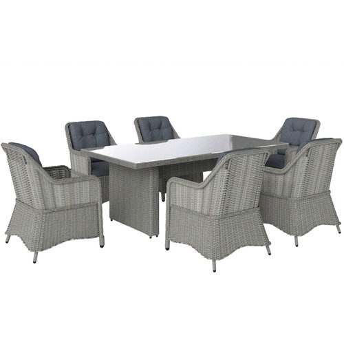 Seater rattan dining set - seater,