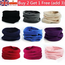 Men Fleece Snood Neck Scarf