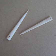 3" Cattle Bone Embroidery