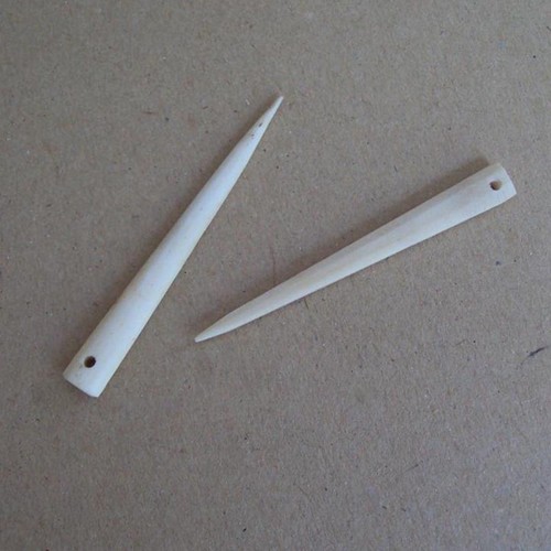 Cattle bone embroidery - 3",