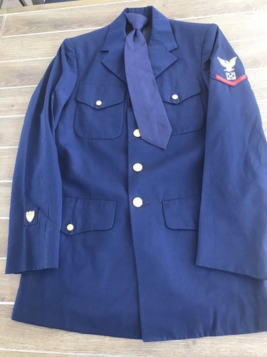 Vintage navy military - military, wool