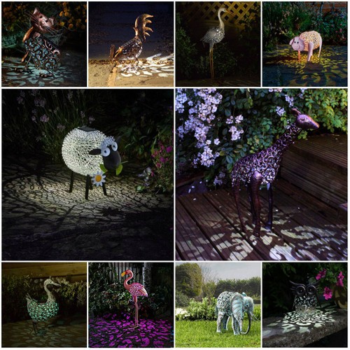 Solar garden ornaments outdoor - solar,