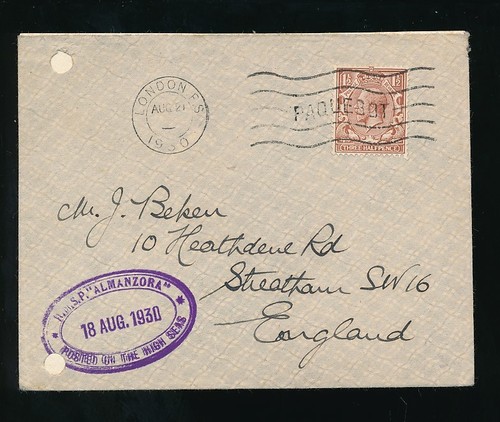 1930 maritime embossed - gb,
