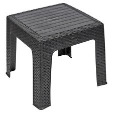 Rattan Design Wicker Coffee Table Bistro Outdoor Plastic Garden Patio Furniture