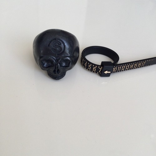 Stussy skull black ring size - stussy,