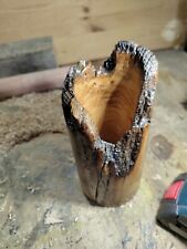 Hand turned wooden vase made