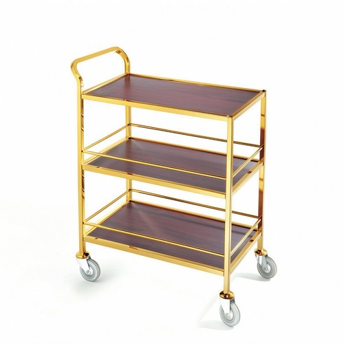 Tier rolling service cart - rolling,
