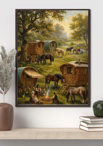 Gypsy poster artprint satin - a3,