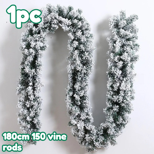 1pc luxury snowy - 1pc, garland