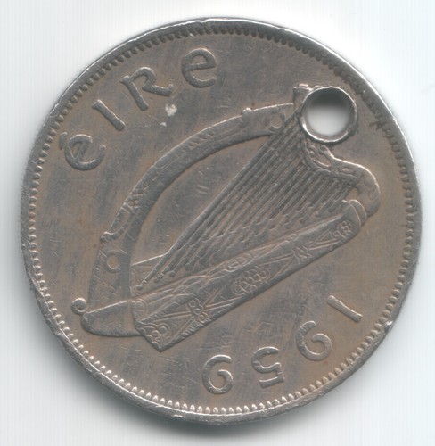 1959 irish half crown eire - irish,